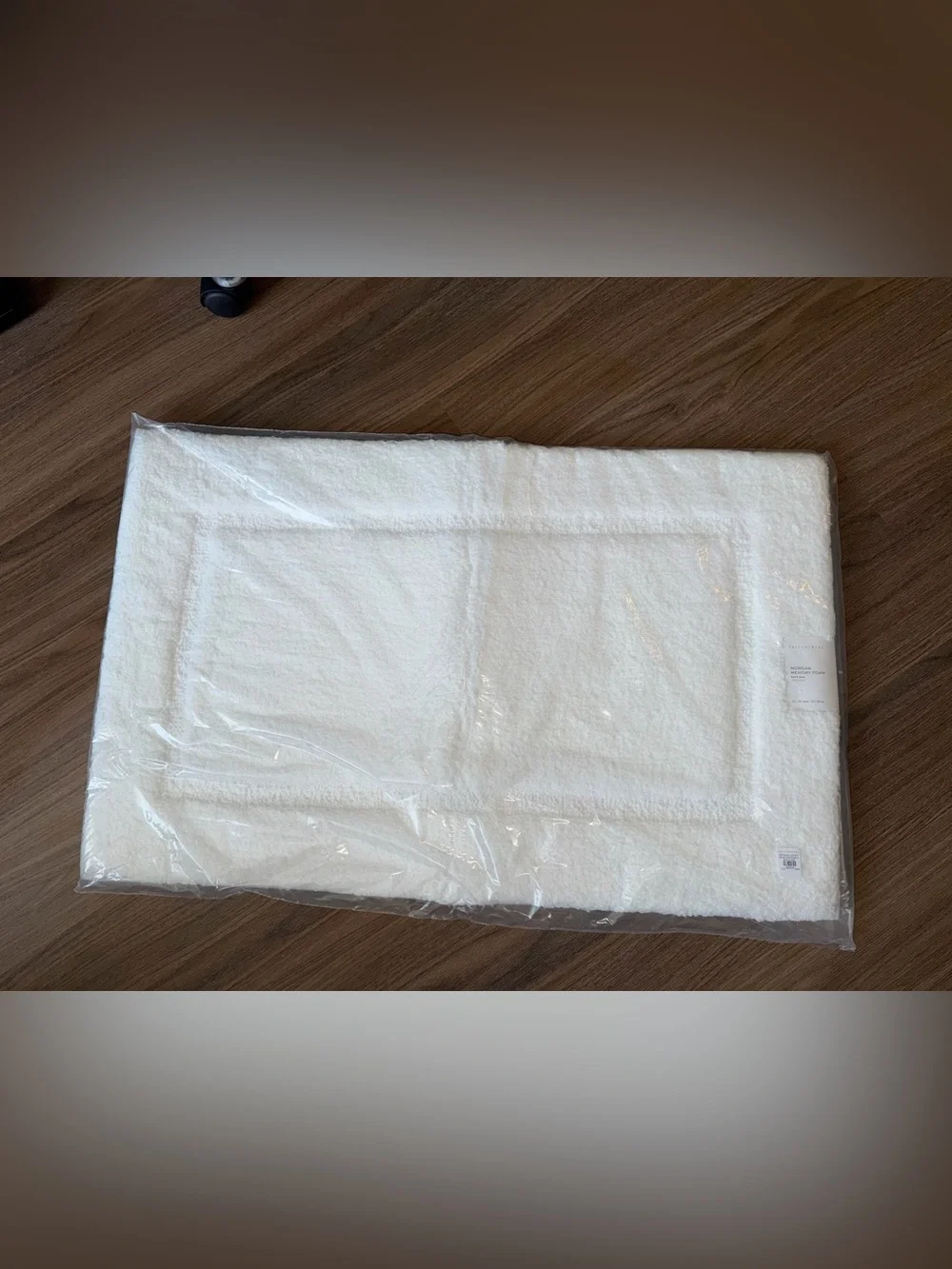 Pottery Barn White Bath Mat